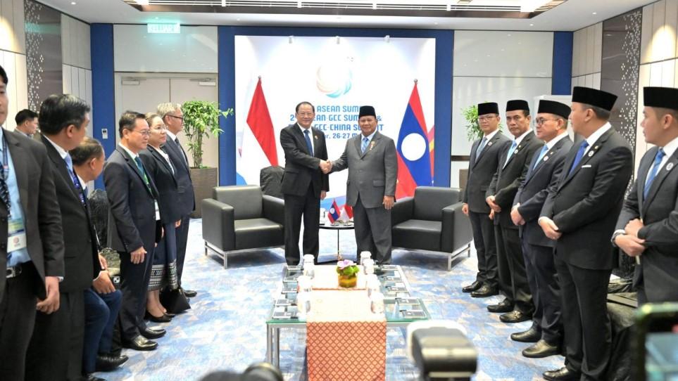 Prabowo Ajak Laos Perkuat Perdagangan dan Lawan Kejahatan Lintas Batas di ASEAN