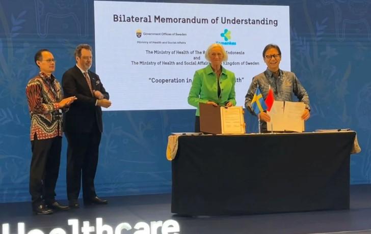 Indonesia dan Swedia Perkuat Kemitraan Kesehatan Lewat Empat Nota Kesepahaman dan Proyek GARDA
