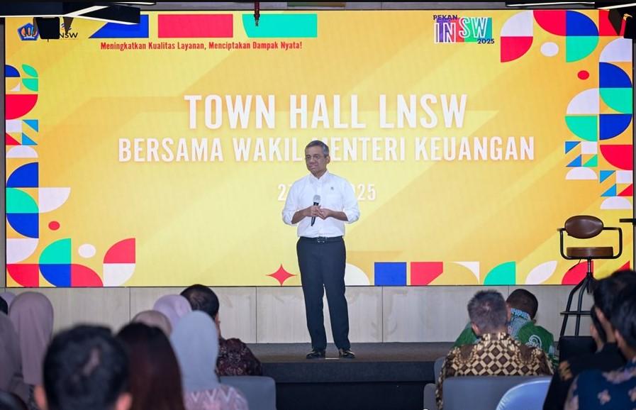 Wamenkeu Apresiasi LNSW atas Kontribusi Nyata dalam Reformasi Pelayanan Publik Digital
