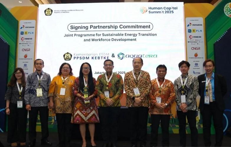 Indonesia dan Aquatera Ltd Sepakati Kemitraan untuk Perkuat SDM Transisi Energi
