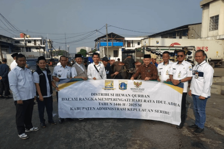 Pemerintah Kabupaten Kepulauan Seribu Distribusikan 35 Hewan Kurban ke 11 Pulau Berpenduduk