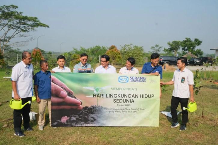 PT Wika Serang Panimbang Tanam Pohon untuk Peringati Hari Lingkungan Hidup Sedunia
