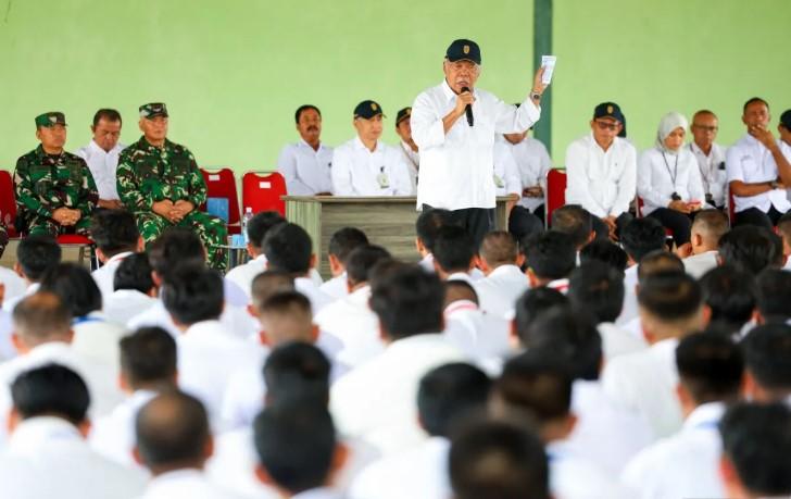 Otorita IKN Latih 575 CPNS Lewat Diklat Bela Negara di Puslatpur Kodam VI/Mulawarman