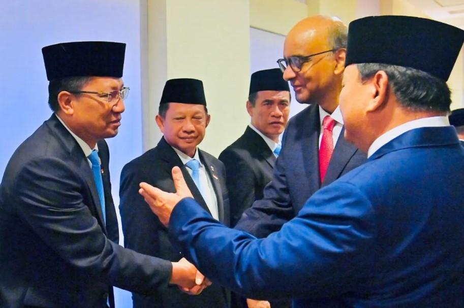 Presiden Prabowo Tegaskan Pentingnya Hubungan dengan Singapura di Tengah Ketidakpastian Global