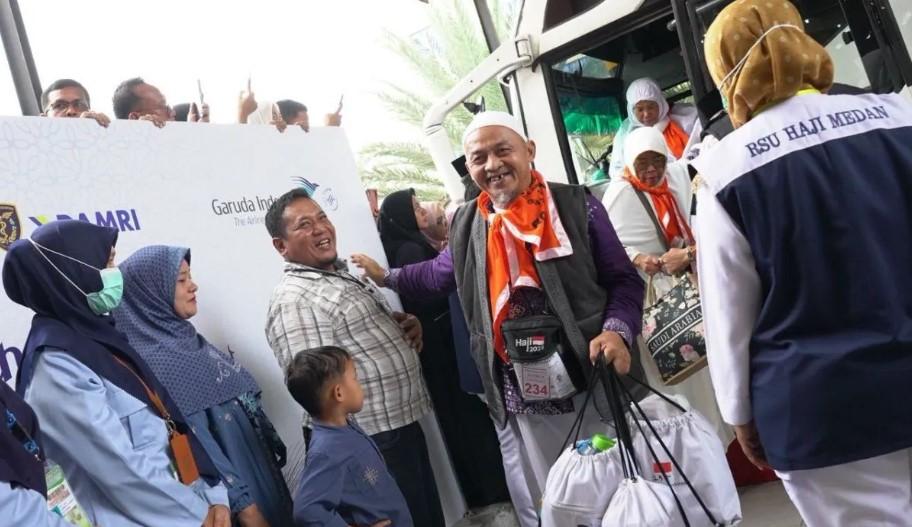 360 Jamaah Haji Asal Langkat Kloter 06 Tiba di Medan, PPIH Imbau Jaga Kemabruran Haji
