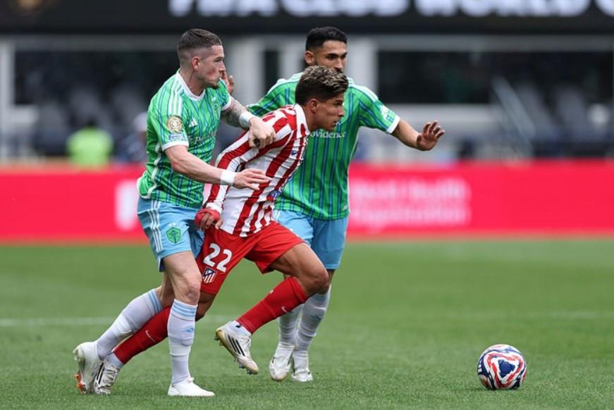 Seattle Sounders Kalah 1-3 dari Atletico Madrid di Piala Dunia Antarklub 2025, Pablo Barrios Cetak Dua Gol