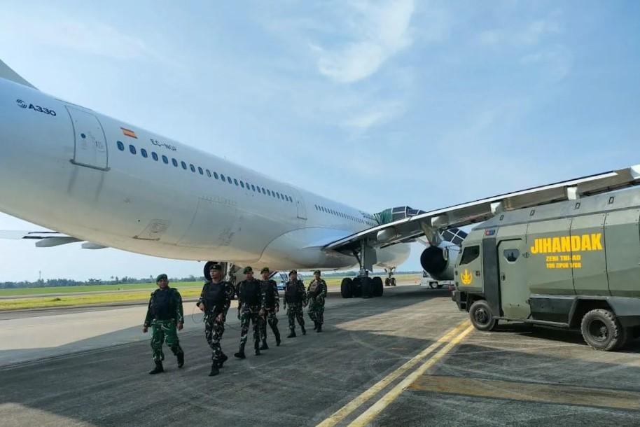 TNI Pastikan Pesawat Saudia Airlines yang Mendarat Darurat di Kualanamu Aman dari Ancaman Bom