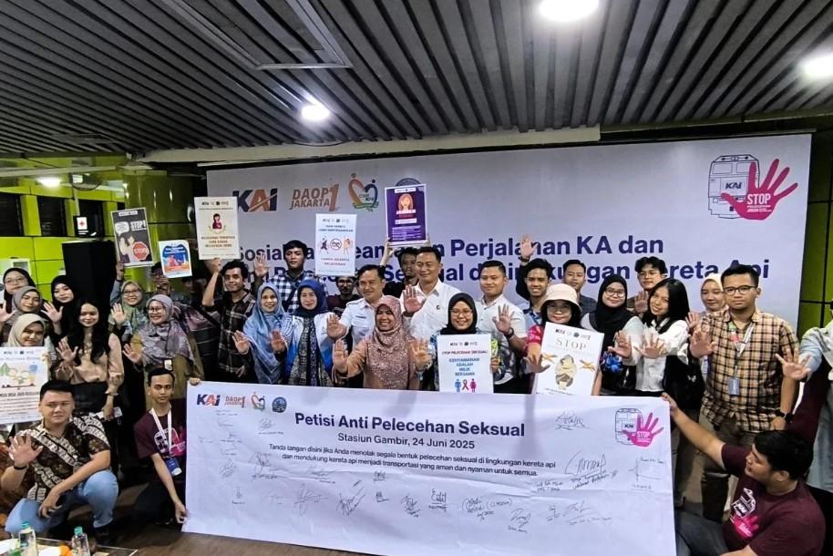 KAI Sosialisasikan Anti Pelecehan Seksual dan Tingkatkan Fitur Keamanan demi Kenyamanan Penumpang Perempuan