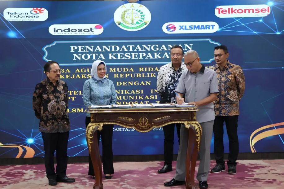 Kejaksaan Agung Gandeng Empat Perusahaan Telekomunikasi untuk Perkuat Intelijen Penegakan Hukum
