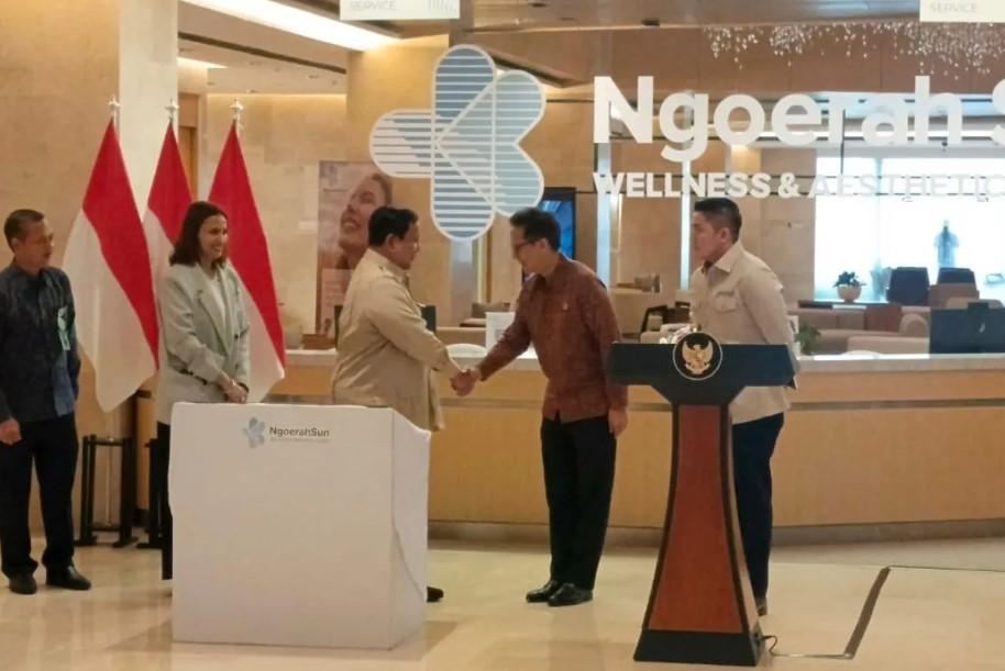 Presiden Prabowo Resmikan Pusat Estetika NSWAC di Bali, Dorong Daya Saing Wisata Medis Indonesia