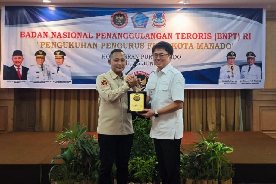BNPT Kukuhkan FKPT Manado, Perkuat Ketahanan Masyarakat dari Ancaman Radikalisme