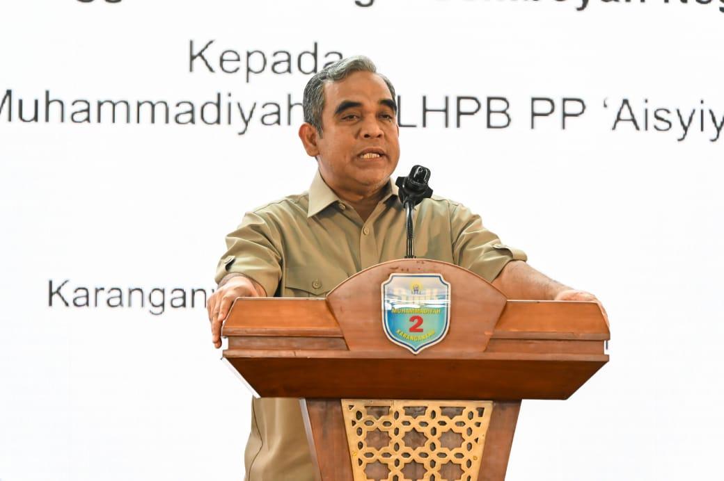 Ketua MPR Apresiasi Muhammadiyah Selalu Tanggap dalam Penanggulangan Bencana