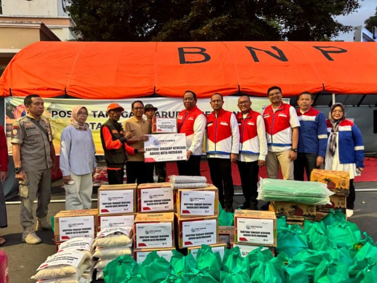 Pertamina Peduli Salurkan Bantuan untuk Korban Banjir di Mataram