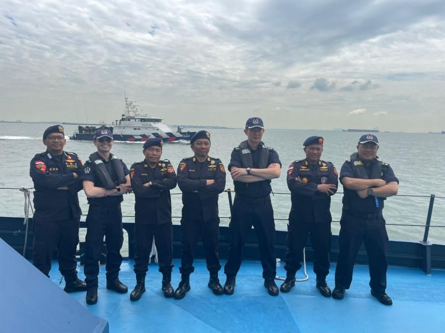 Bea Cukai dan Singapore Police Coast Guard Perkuat Patroli Terkoordinasi di Selat Singapura