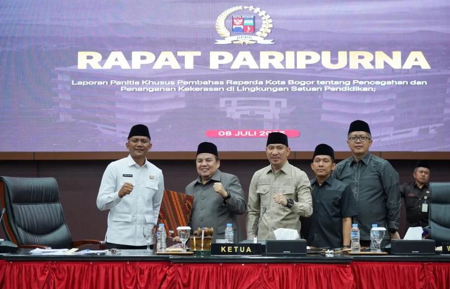 DPRD Kota Bogor Terima Rancangan Akhir RPJMD 2025–2029 dan Bentuk Empat Pansus dalam Rapat Paripurna