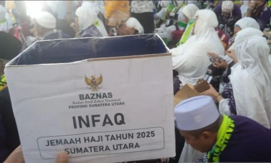 Jamaah Haji Sumatera Utara Galang Infak Lebih dari Rp166 Juta untuk Pembangunan Masjid di Daerah Minoritas
