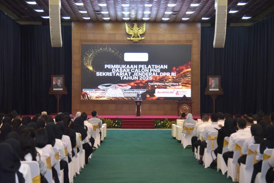 Sekjen DPR RI Buka Latsar CPNS 2025, Tekankan Transformasi Mentalitas ASN