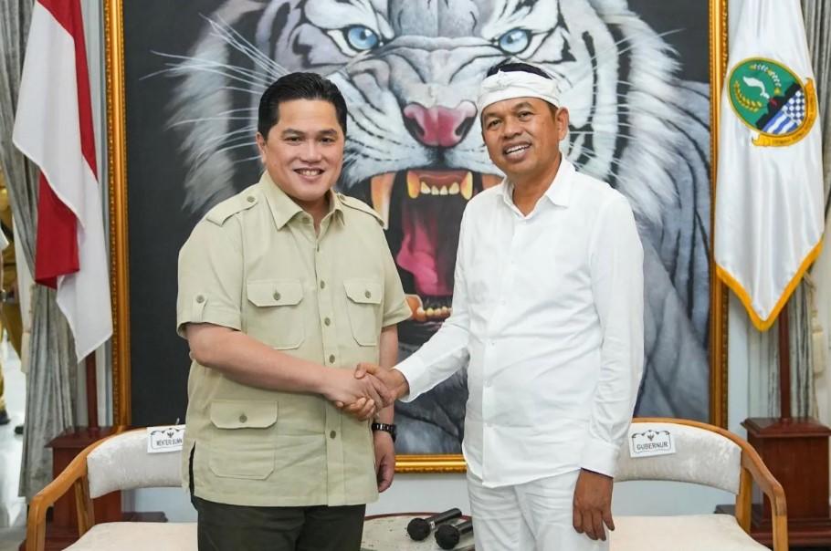 Erick Thohir dan Gubernur Jabar Sepakat Optimalisasi Aset BUMN untuk Pembangunan Berkelanjutan