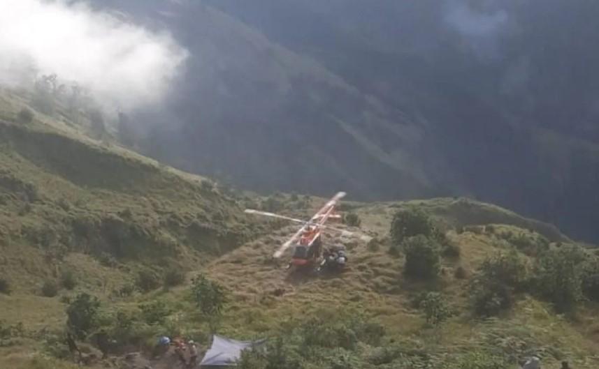 Pendaki Asal Belanda Terjatuh di Jalur Rinjani, Evakuasi Udara Dikerahkan dari Bali