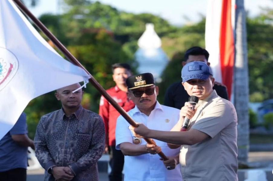 Menteri Transmigrasi Resmikan Ekspor Biji Kakao Fermentasi dari Polewali Mandar ke Jepang