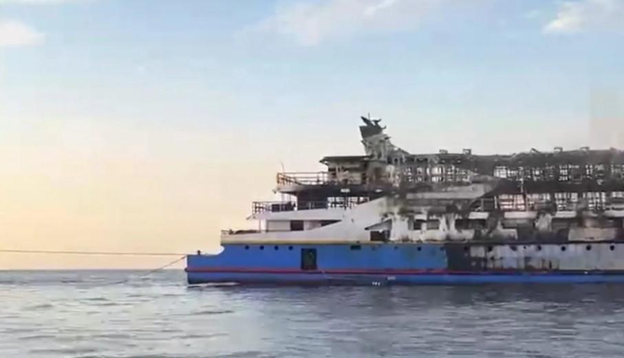 Pangkoarmada RI Pastikan Seluruh Penumpang KM Barcelona Berhasil Dievakuasi dari Kebakaran di Perairan Manado