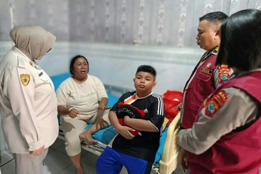 Tim Trauma Healing Polda Sulut Dampingi Korban Selamat Kebakaran KM Barcelona V di Manado