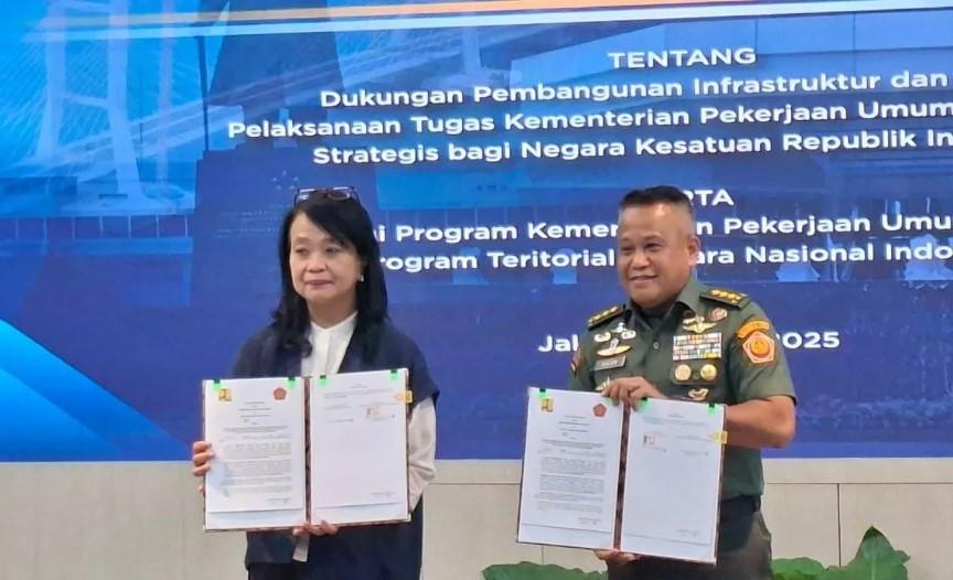 Kementerian PU dan TNI Perkuat Kerja Sama Infrastruktur di Wilayah 3T dan Rawan Bencana