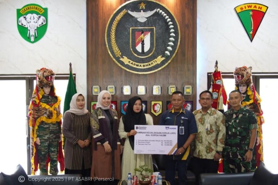 ASABRI Serahkan Santunan Rp362 Juta kepada Keluarga Prajurit Gugur karena Malaria di Papua