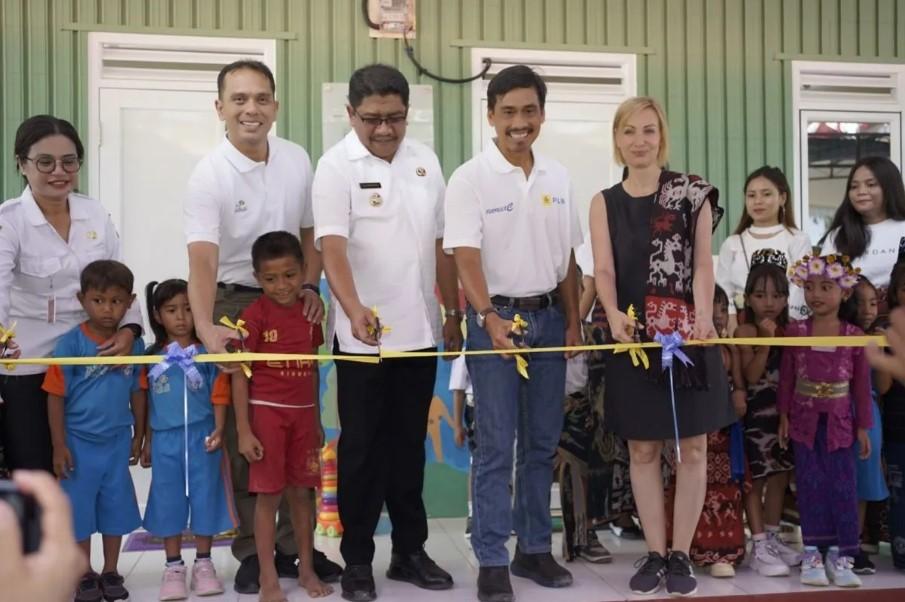 PLN Bangun TK Negeri Pertama dari Sampah Plastik Daur Ulang di NTT, Simbol Kolaborasi dan Keberlanjutan
