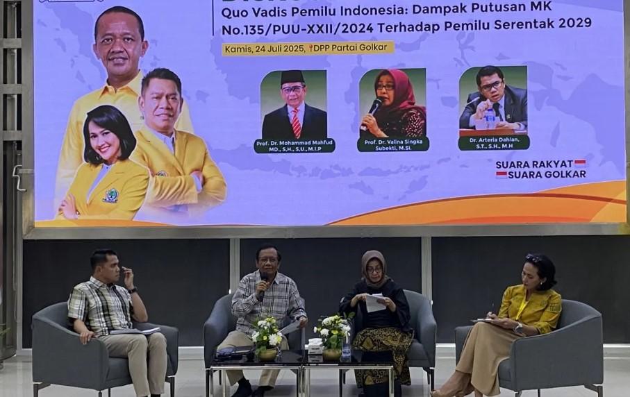 Mahfud MD Usulkan Lima Alternatif Terkait Putusan MK Soal Pemisahan Pemilu Nasional dan Daerah
