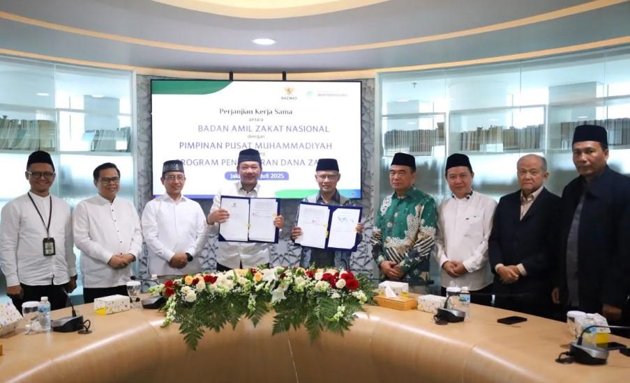 Baznas dan Muhammadiyah Resmi Perkuat Sinergi Pendidikan dan Kesejahteraan Umat lewat Kerja Sama Strategis