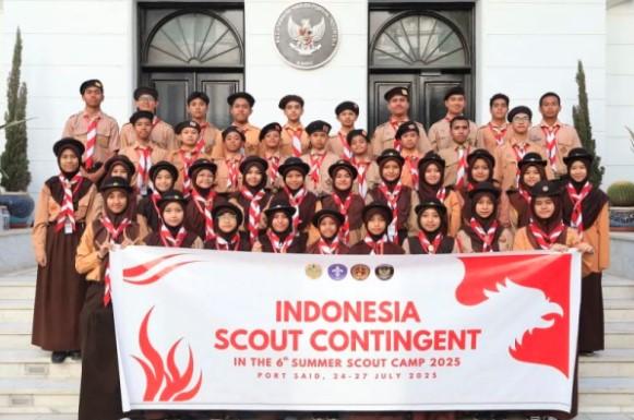 Dubes RI Puji Keikutsertaan Sekolah Indonesia Cairo dalam Summer Scouts Camp 2025 di Mesir