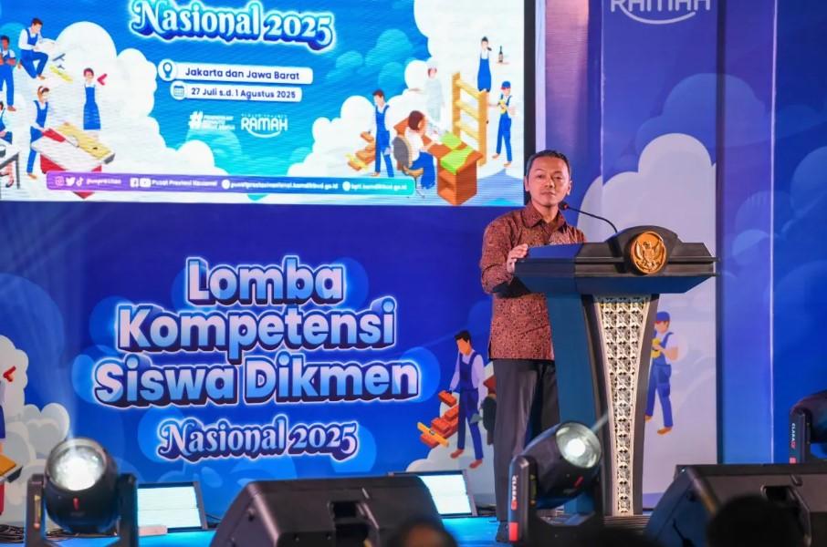 Lomba Kompetensi Siswa Nasional ke-33 Resmi Dibuka, Libatkan 1.076 Talenta Terbaik dari Seluruh Indonesia