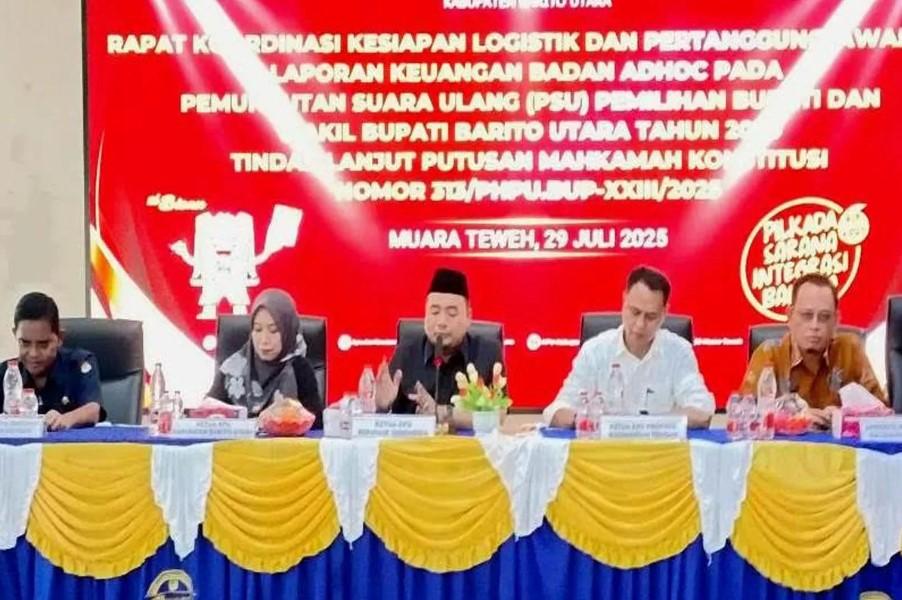 Ketua KPU RI Pastikan Persiapan PSU Pilkada Barito Utara Sudah 99 Persen