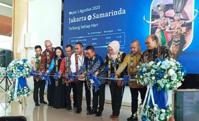 Penerbangan Perdana Garuda Indonesia Rute Samarinda–Jakarta Diharapkan Dorong Wisata dan Ekonomi Kaltim