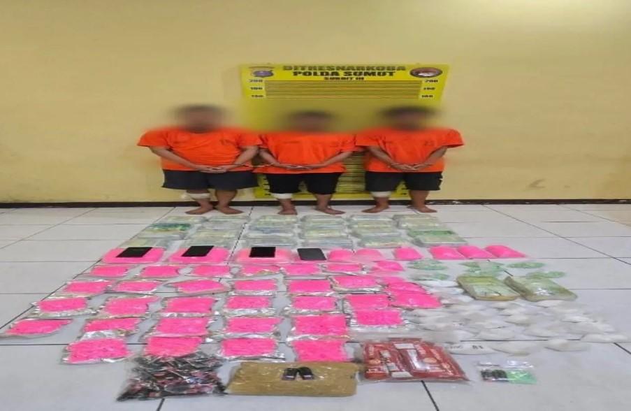 Polda Sumut Buru Otak Peredaran 26 Kilogram Sabu dari Jaringan Internasional, Diduga Berbasis di Thailand