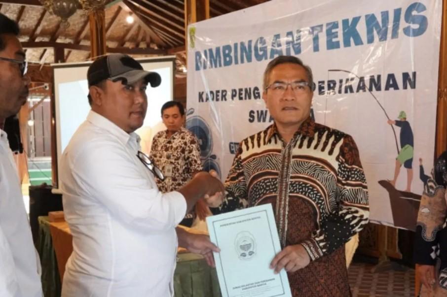 Bupati Bantul Kukuhkan Kader Pengawas Perikanan Swadaya untuk Selamatkan Ekosistem Sungai