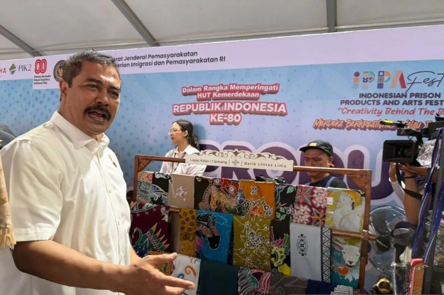 Menteri Imipas Apresiasi Batik Karya Warga Binaan di IPPAFest 2025