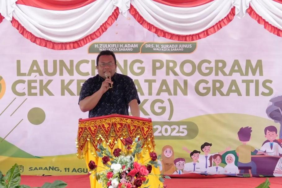 Pemkot Sabang Targetkan 9.243 Pelajar Ikuti Program Cek Kesehatan Gratis