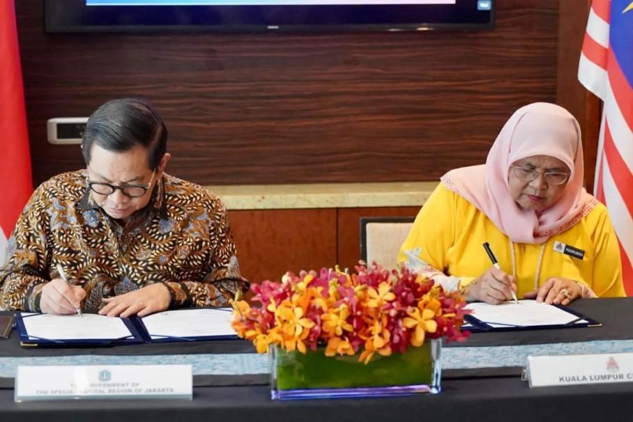 Jakarta dan Kuala Lumpur Resmi Jalin Kerja Sama Sister City untuk Hadapi Tantangan Perkotaan