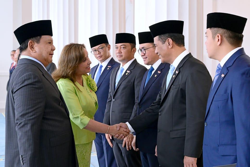 Mentan Amran Dampingi Presiden Prabowo Dalam Pertemuan Bilateral Dengan Peru, Perkuat Kerja Sama Ketahanan Pangan