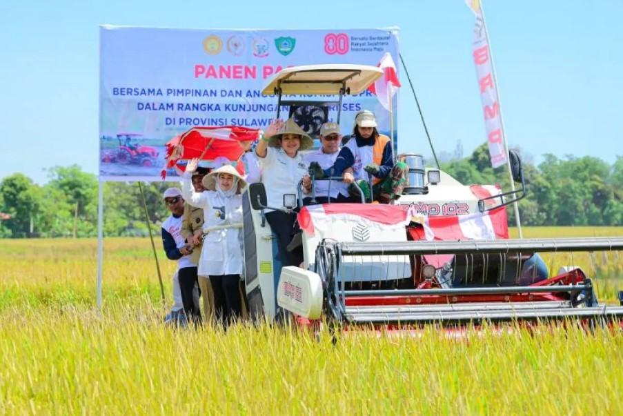 Titiek Soeharto: Maros Jadi Sentra Strategis Produksi Beras Nasional, Surplus Capai 38 Ribu Ton