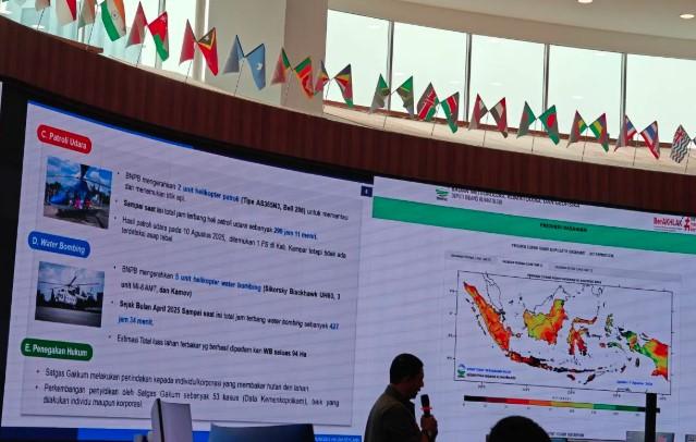 BNPB: Karhutla di Enam Provinsi Prioritas Terkendali Meski Puncak Musim Kemarau