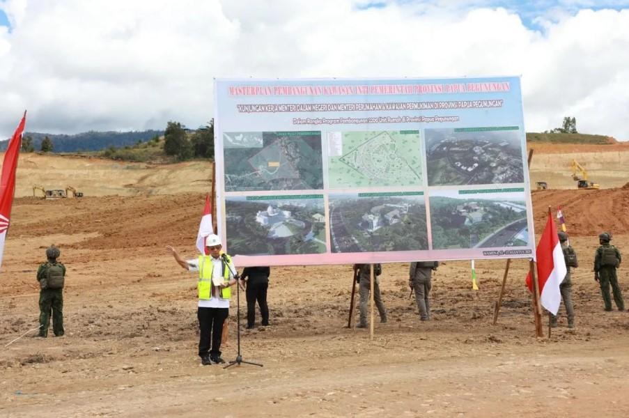 Mendagri Tito Karnavian Tinjau Lokasi KIPP Papua Pegunungan di Gunung Susu, Pembangunan Dikebut