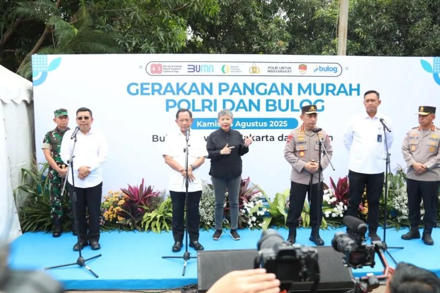 Gerakan Pangan Murah Dinilai Efektif Tekan Inflasi, Tito Apresiasi Bulog dan Polri