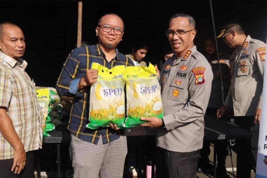 Polres Metro Jakarta Selatan Gelar Gerakan Pangan Murah Sambut HUT ke-80 RI