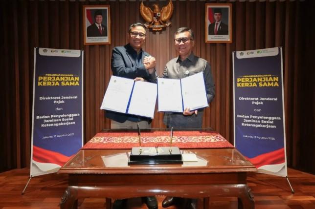 DJP dan BPJS Ketenagakerjaan Teken Kerja Sama Pertukaran Data untuk Optimalkan Pajak dan Jaminan Sosial