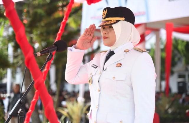 HUT ke-80 RI di Tanjabtim Dipimpin Sepenuhnya oleh Perempuan, Simbol Emansipasi di Panggung Upacara