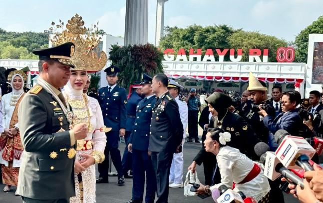 Panglima TNI Puji Penampilan Paskibraka dan Atraksi Udara Spektakuler di HUT ke-80 RI