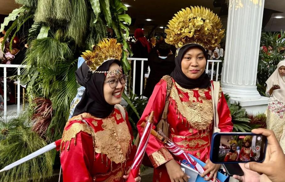 Ribuan Warga Padati Istana Merdeka untuk Ikuti Upacara HUT Ke-80 RI